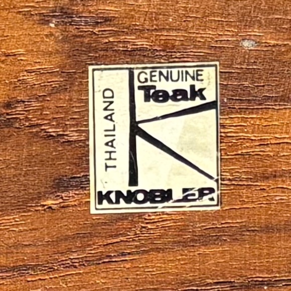 4 Teak Stacking Coasters - Picture 9 of 10